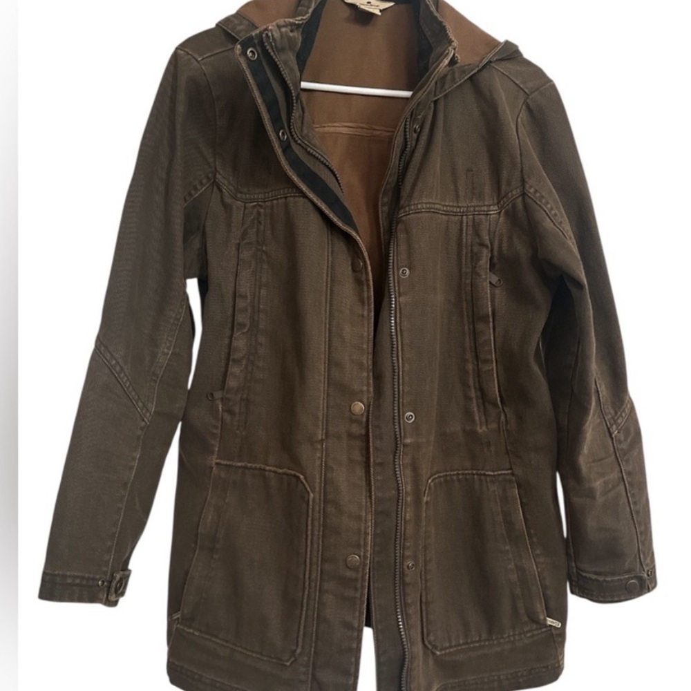 Woolrich Brown Utility Barn Chore Coat